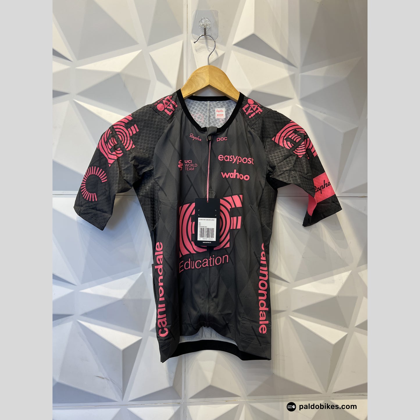 Large - Rapha Men's Pro Team Aero Jersey - EF - Premium Cycling Gear Paldo Bikes