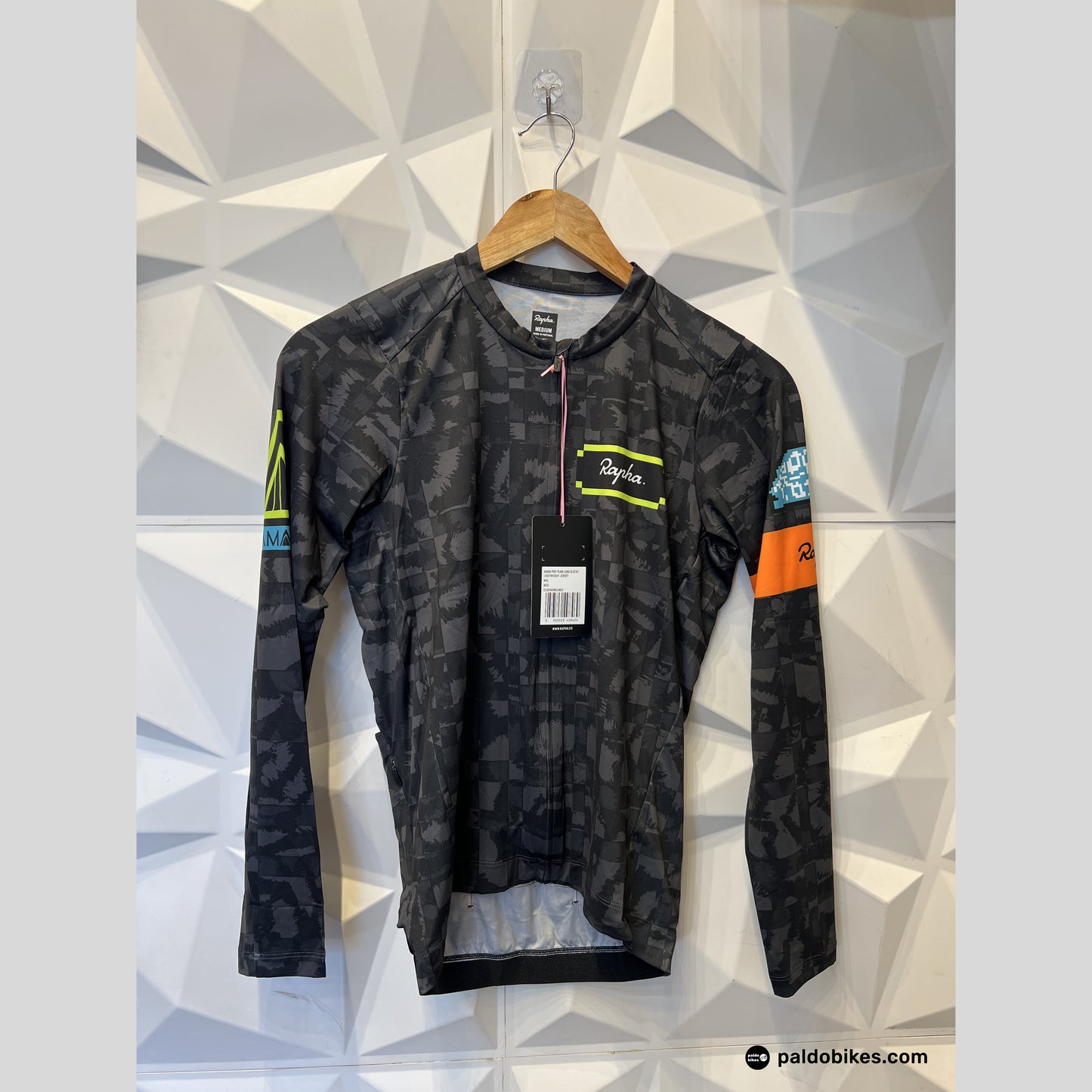 Large - Rapha Men's Pro Team Long Sleeve Lightweight Jersey - Amani - Paldo Bikes Shop Bacoor Cavite