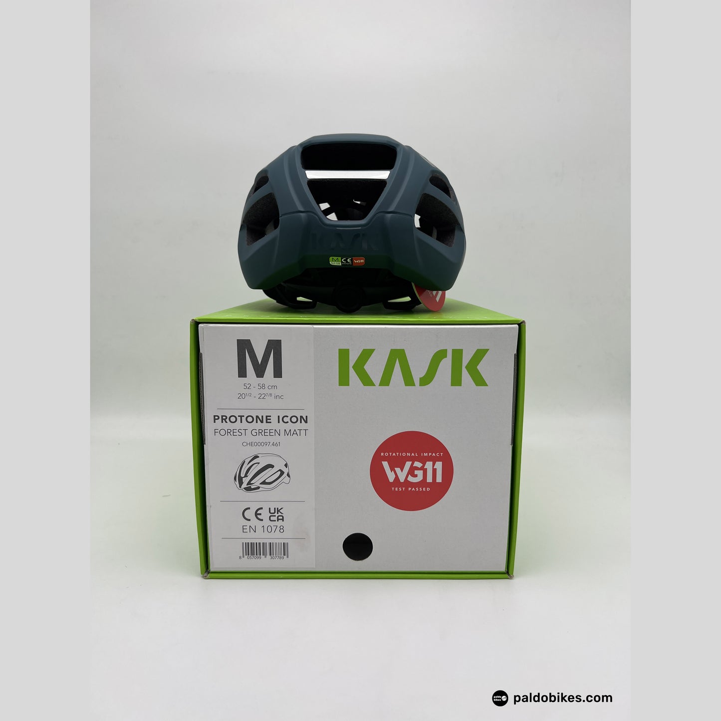L - Kask Protone Icon - Forest Green Matt - In Stock Paldo Bikes Shop Bacoor