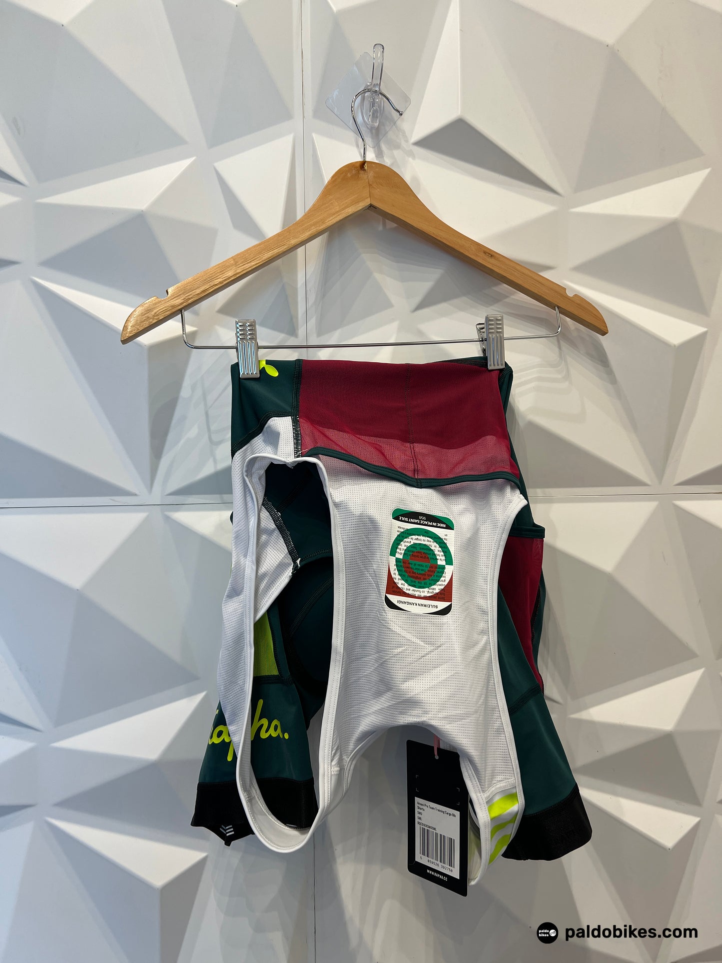 Large - Rapha Men's Pro Team Training Cargo Bib Shorts - AMANI - Authentic Road Cycling Gear Paldo Bikes Cavite