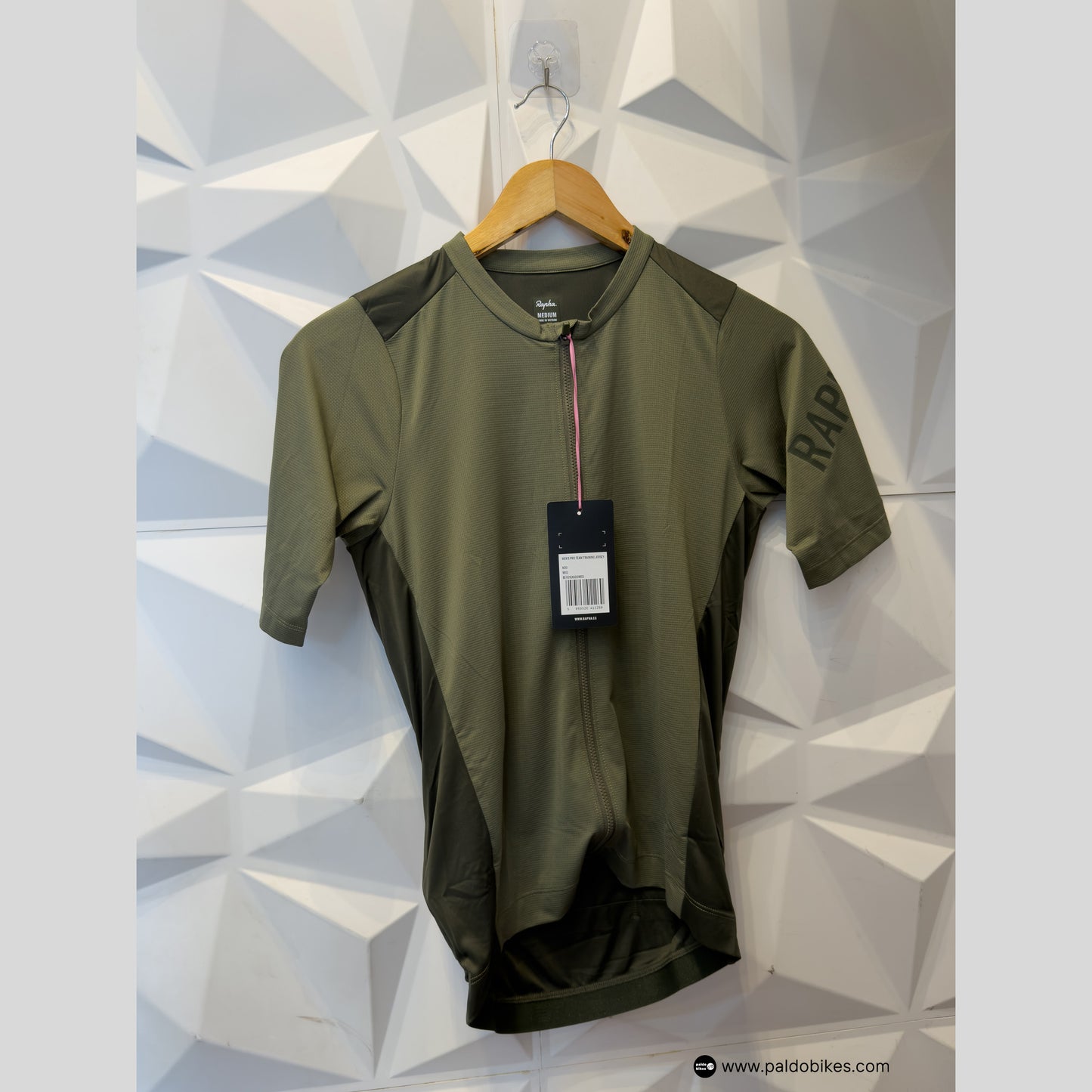 Large - Rapha Men's Pro Team Training Jersey - KDD Green / Dark Green - Paldo Bikes Shop Bacoor Cavite