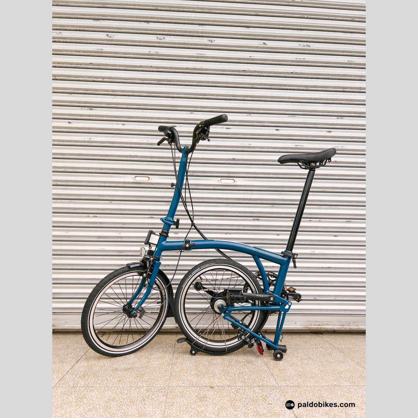 Brompton C Line Explore - Ocean Blue - Premium Cycling Gear Paldo Bikes
