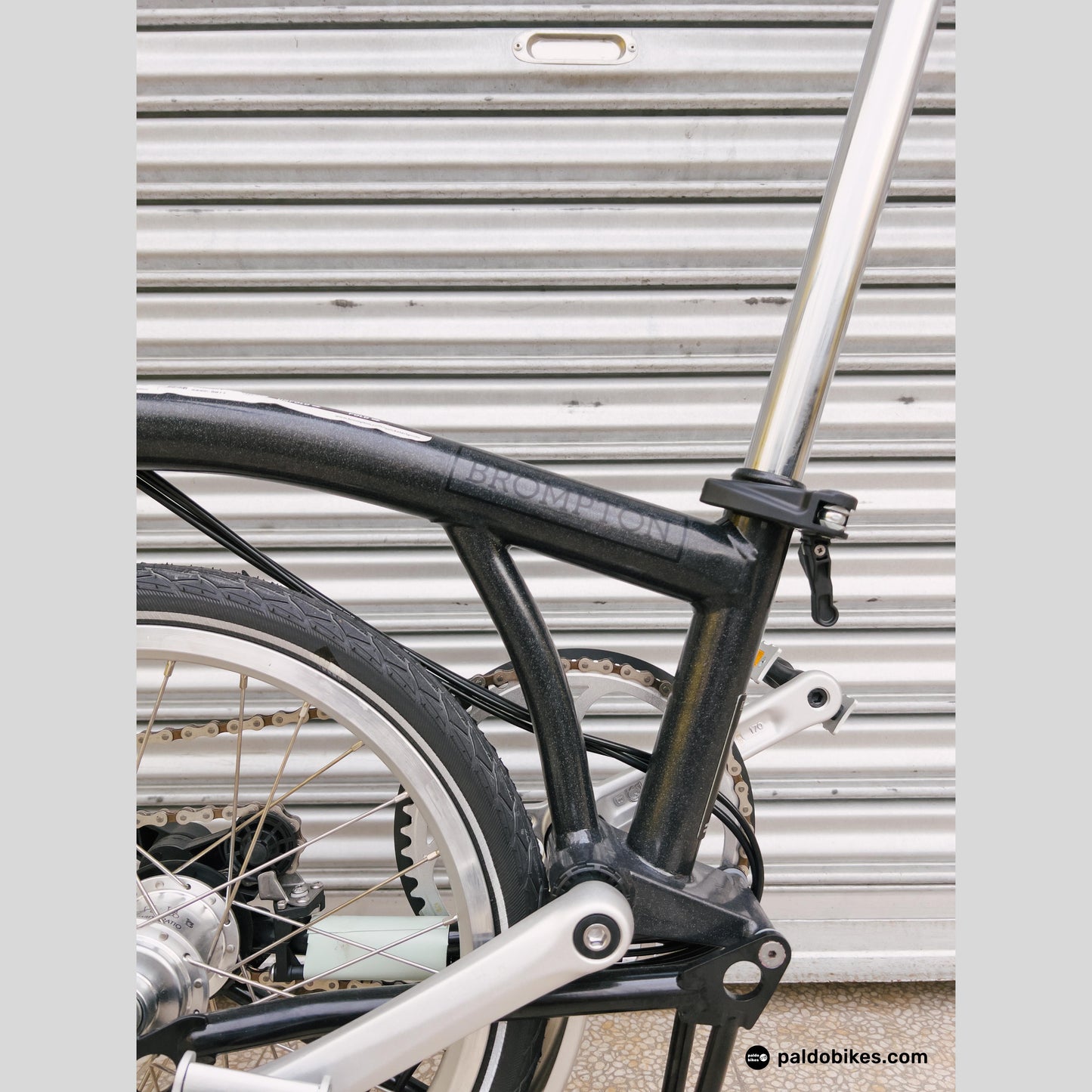 Brompton C Line Explore - Midnight Black Metallic