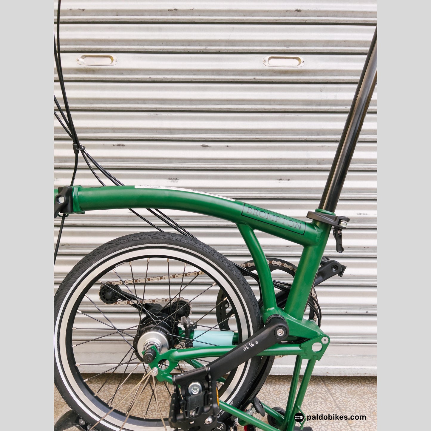 Brompton C Line Explore - Racing Green - Authentic Road Cycling Gear Paldo Bikes Cavite