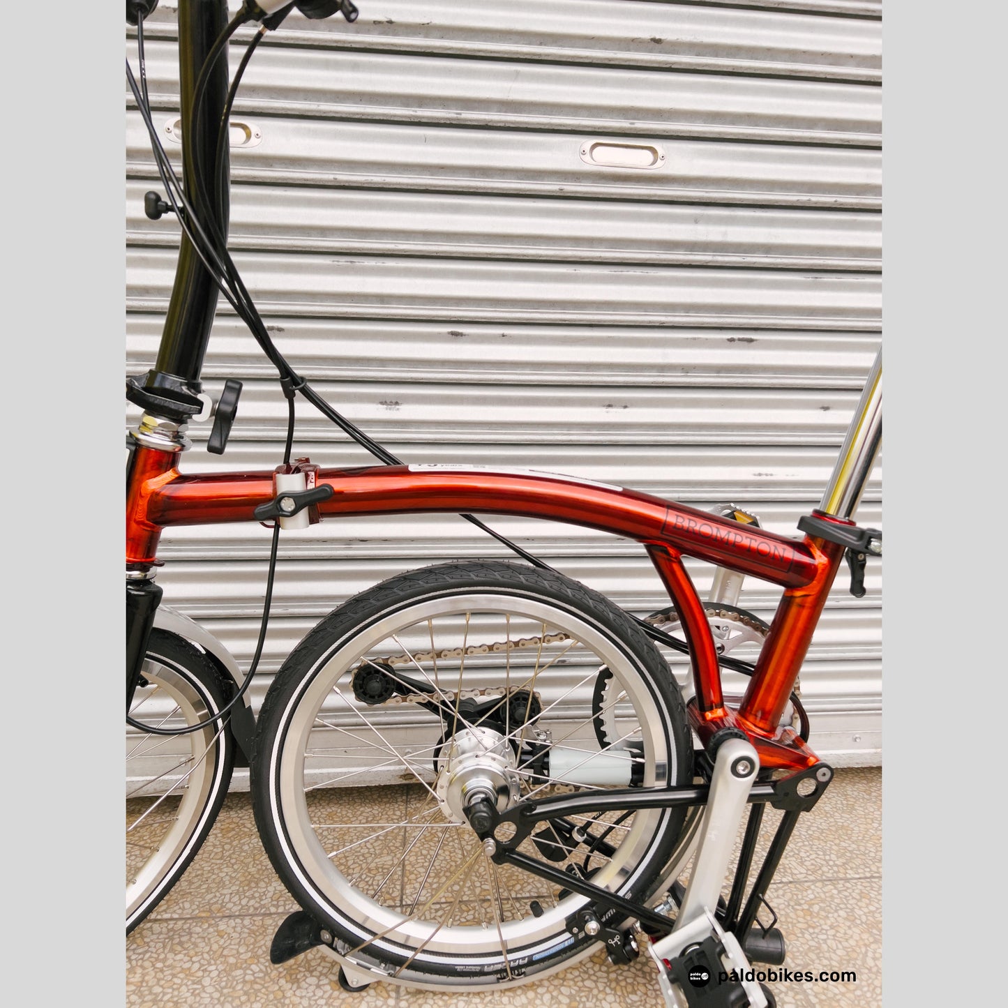 Brompton C Line Explore - Flame Lacquer - Authentic Road Cycling Gear Paldo Bikes Cavite