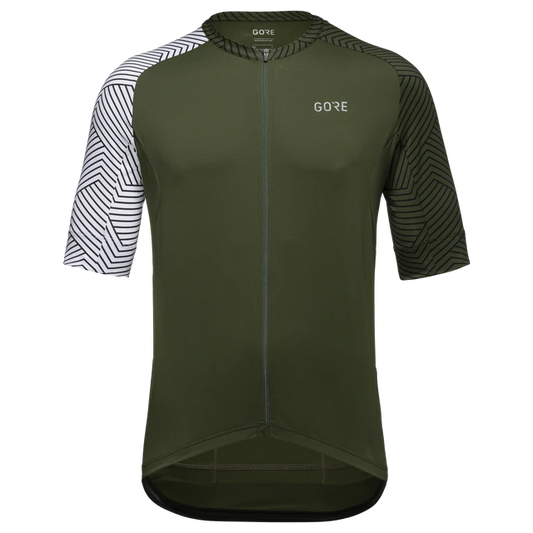 Gorewear Men's C5 Jersey - Utility Green / White