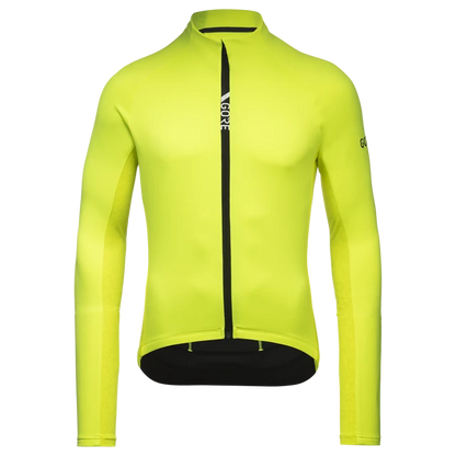 Gorewear Men's C5 Thermo Jersey - Neon Yellow / Utility Green
