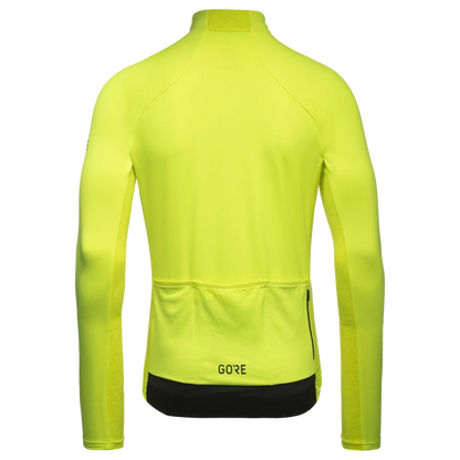 Gorewear Men's C5 Thermo Jersey - Neon Yellow / Utility Green