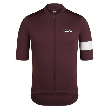 Small - Rapha Men's Core Jersey - FDW Fudge / White Alyssum - In Stock Paldo Bikes Shop Bacoor