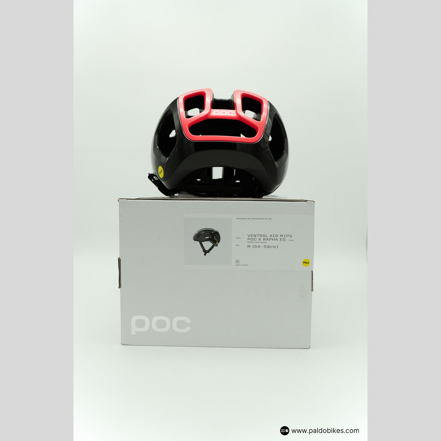 l - Rapha + POC Ventral Air MIPS - Green Grey - Premium Cycling Gear Paldo Bikes