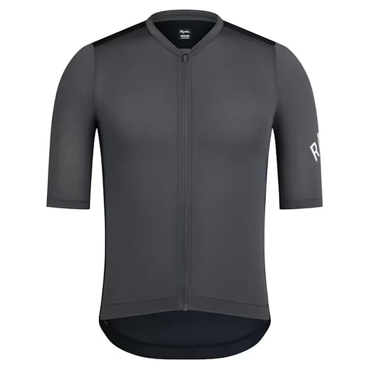 Small - Rapha Men's Pro Team Training Jersey - APA Dark Grey / Black - Paldo Bikes Cavite