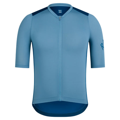 Small - Rapha Men's Pro Team Training Jersey - BOP Dusted Blue / Jewelled Blue - In Stock Paldo Bikes Shop Bacoor