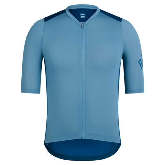 Small - Rapha Men's Pro Team Training Jersey - BOP Dusted Blue / Jewelled Blue - In Stock Paldo Bikes Shop Bacoor