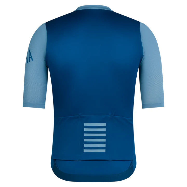 Medium - Rapha Men's Pro Team Training Jersey - BOP Dusted Blue / Jewelled Blue - Paldo Bikes Cavite