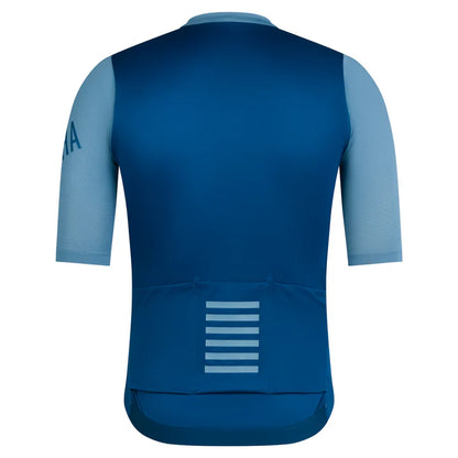 Medium - Rapha Men's Pro Team Training Jersey - BOP Dusted Blue / Jewelled Blue - Paldo Bikes Cavite