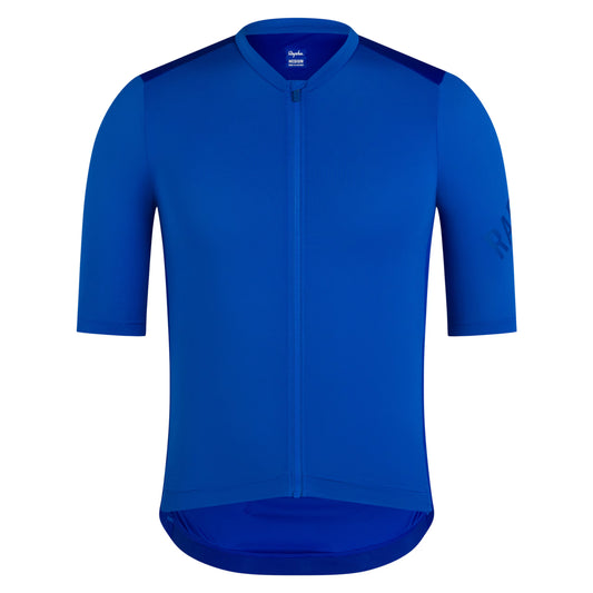 Small - Rapha Men's Pro Team Training Jersey - BOU Light Blue / Blue - Premium Cycling Gear Paldo Bikes
