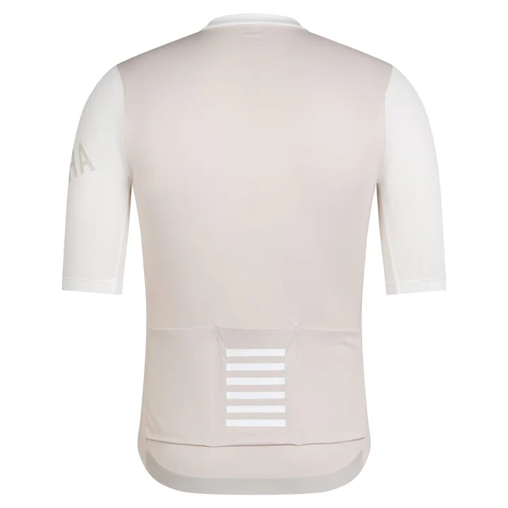 Medium - Rapha Men's Pro Team Training Jersey - WAS White Alyssum / Silver Gray - Paldo Bikes Cavite