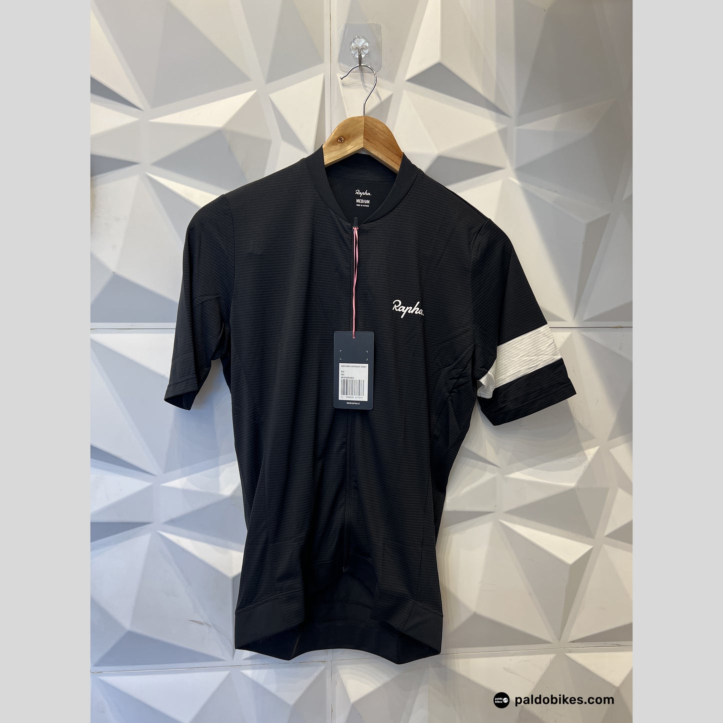 Large - Rapha Men's Core Lightweight Jersey - BLW Black / White - Paldo Bikes Shop Bacoor Cavite