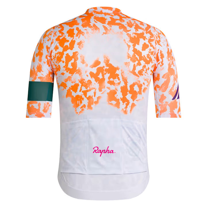 Rapha Men's Pro Team Training Jersey - AMANI Orange - Authentic Road Cycling Gear Paldo Bikes Cavite