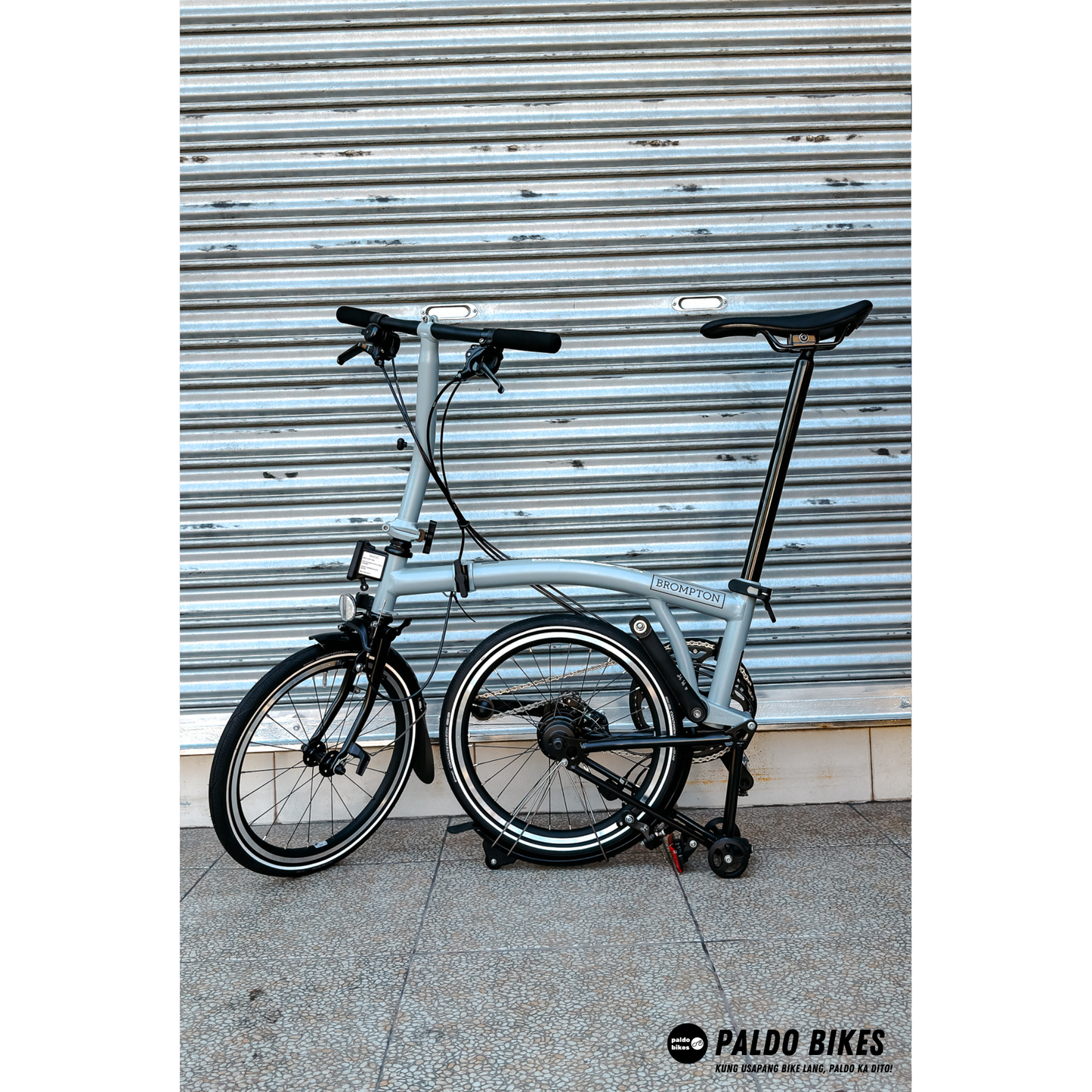 Brompton P Line - 12-speed Lunar Ice