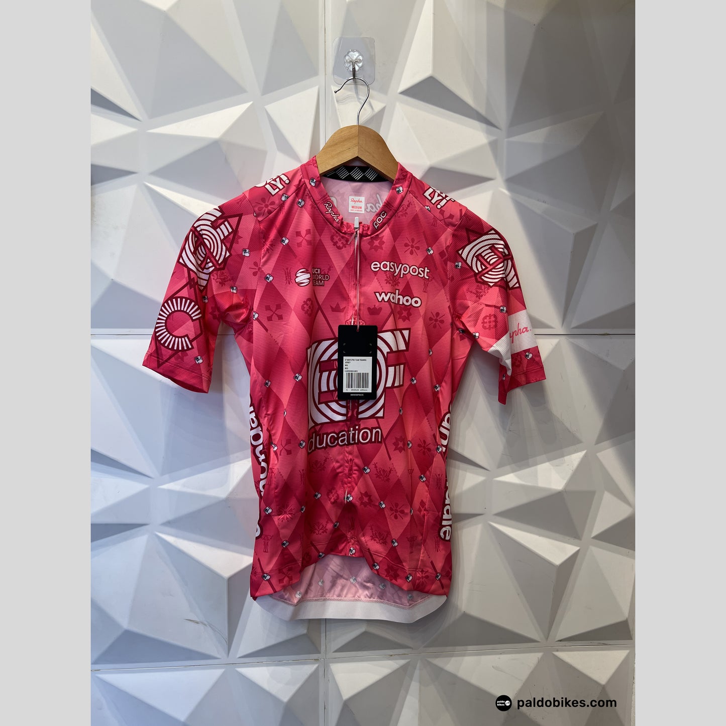 Large - Rapha Men's Pro Team Training Jersey - EF Education EasyPost - Authentic Road Cycling Gear Paldo Bikes Cavite