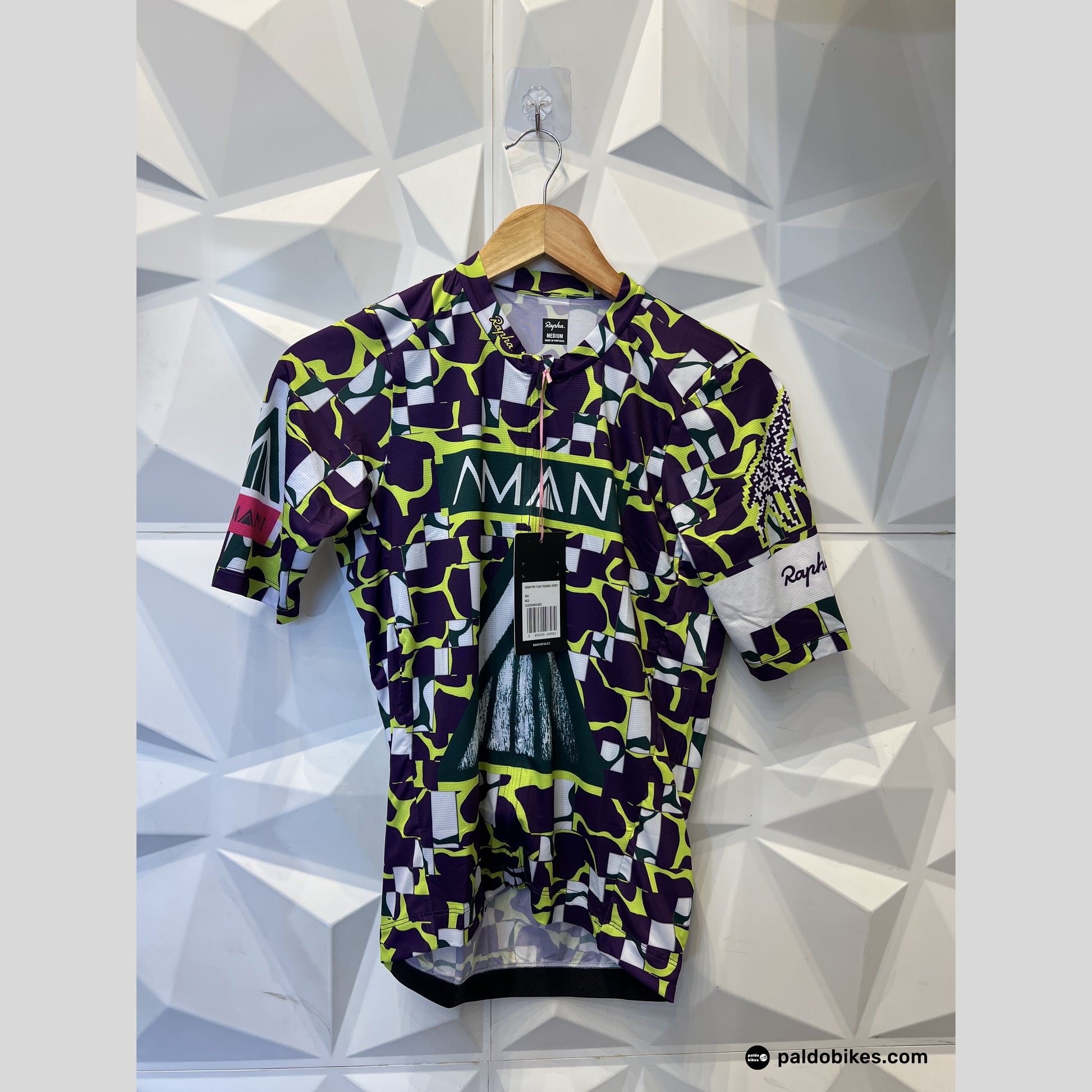 Large - Rapha Men's Pro Team Training Jersey - Amani - Authentic Road Cycling Gear Paldo Bikes Cavite