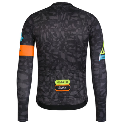 Medium - Rapha Men's Pro Team Long Sleeve Lightweight Jersey - Amani - Authentic Road Cycling Gear Paldo Bikes Cavite