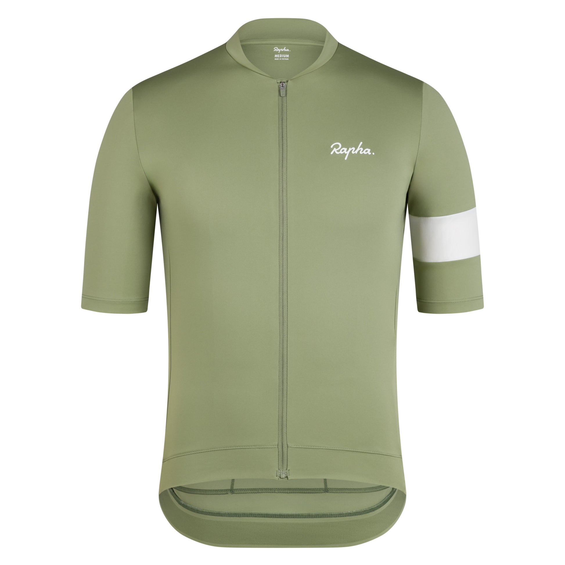 Small - Rapha Men's Core Jersey - OGW Olive Green / White - In Stock Paldo Bikes Shop Bacoor