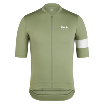 Small - Rapha Men's Core Jersey - OGW Olive Green / White - In Stock Paldo Bikes Shop Bacoor
