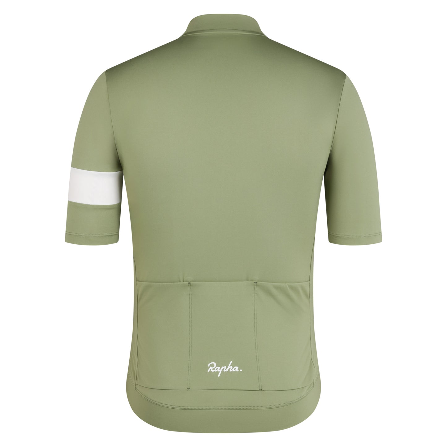 Medium - Rapha Men's Core Jersey - OGW Olive Green / White - Premium Cycling Gear Paldo Bikes