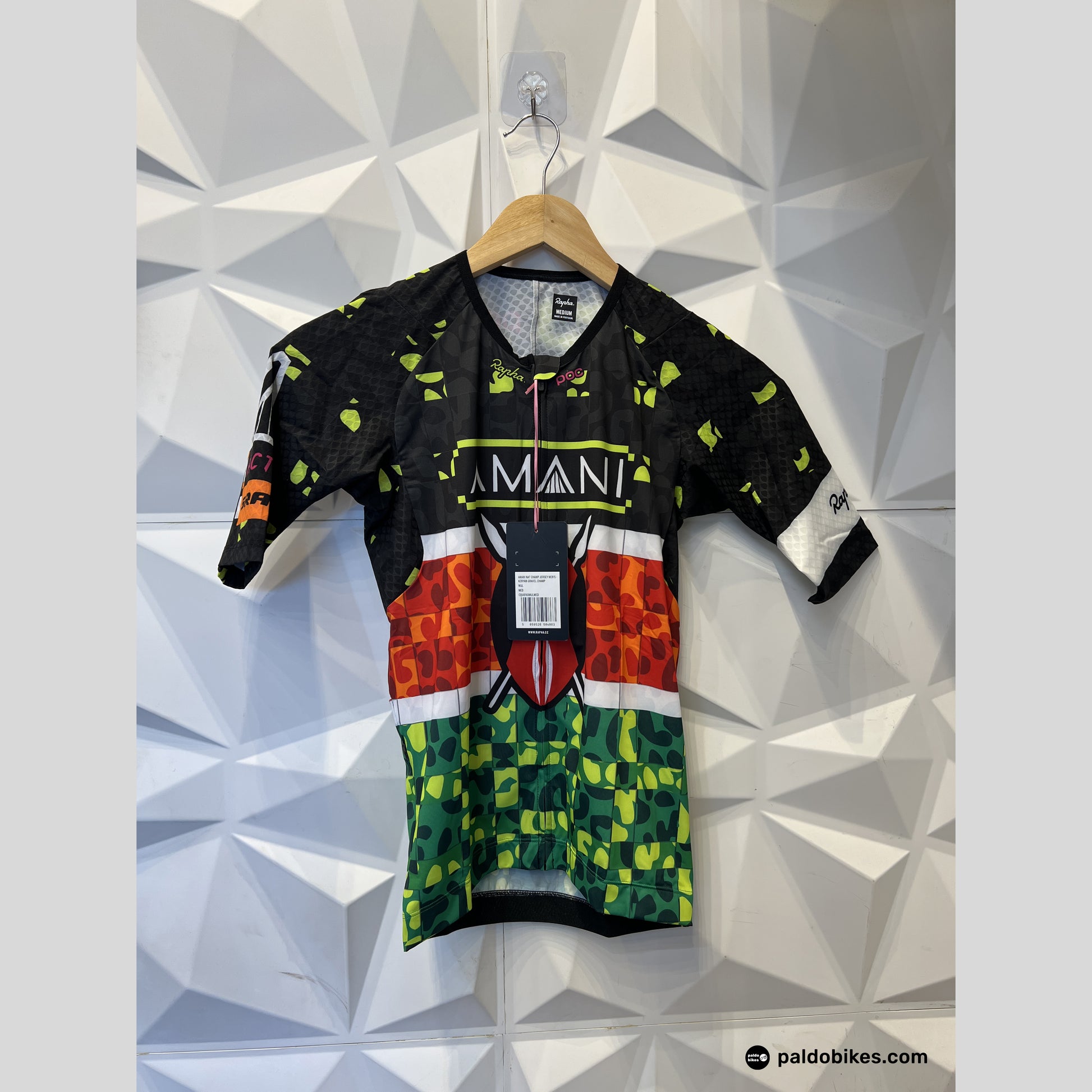 Large - Rapha Men's Pro Team Aero Jersey - Kenya - Paldo Bikes Shop Bacoor Cavite