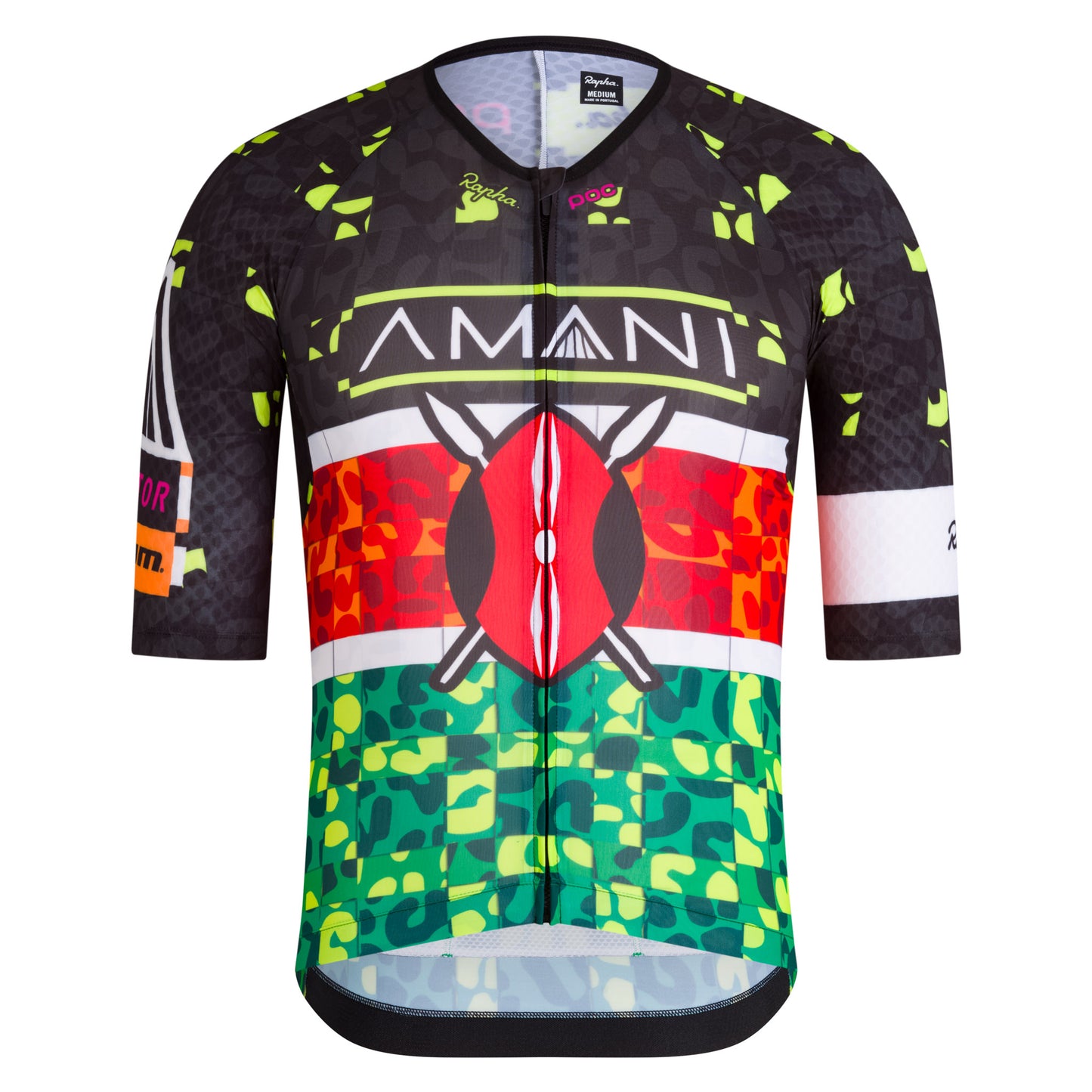 Small - Rapha Men's Pro Team Aero Jersey - Kenya - Paldo Bikes Shop Bacoor Cavite