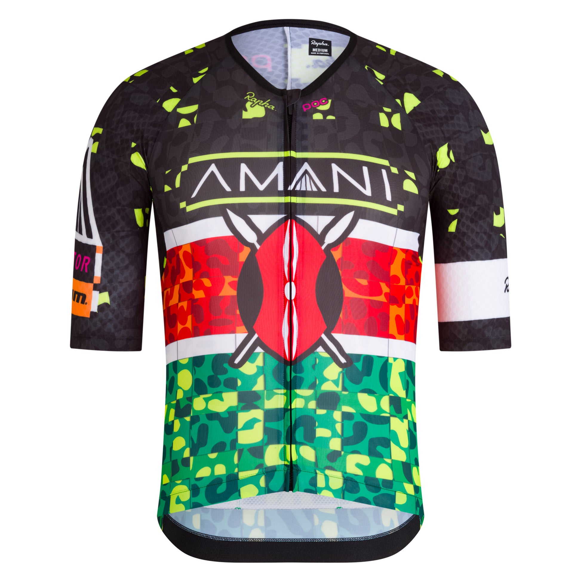 Small - Rapha Men's Pro Team Aero Jersey - Kenya - Paldo Bikes Shop Bacoor Cavite