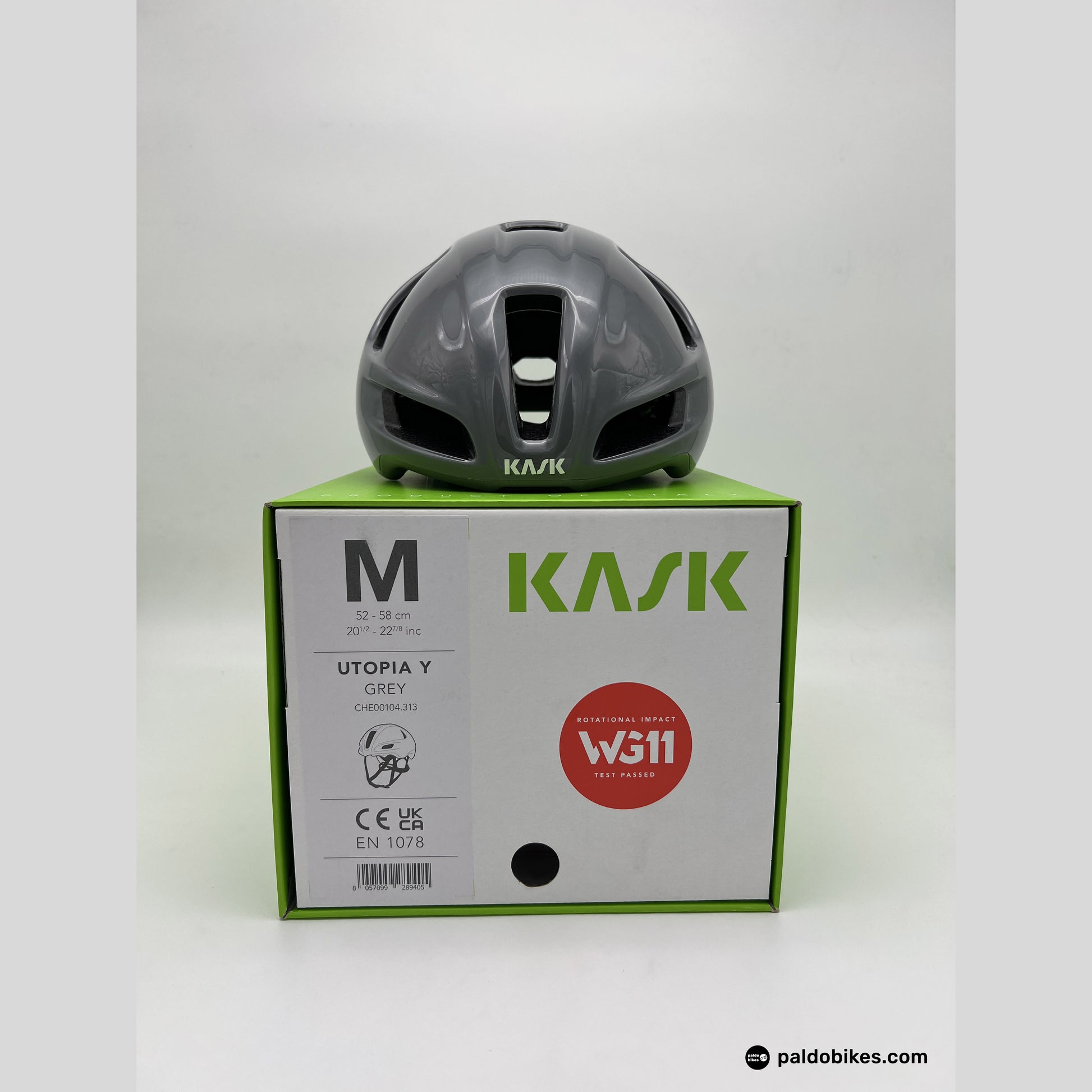 S - Kask Utopia Y - Grey - In Stock Paldo Bikes Shop Bacoor
