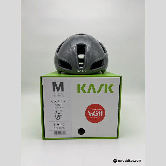 S - Kask Utopia Y - Grey - In Stock Paldo Bikes Shop Bacoor