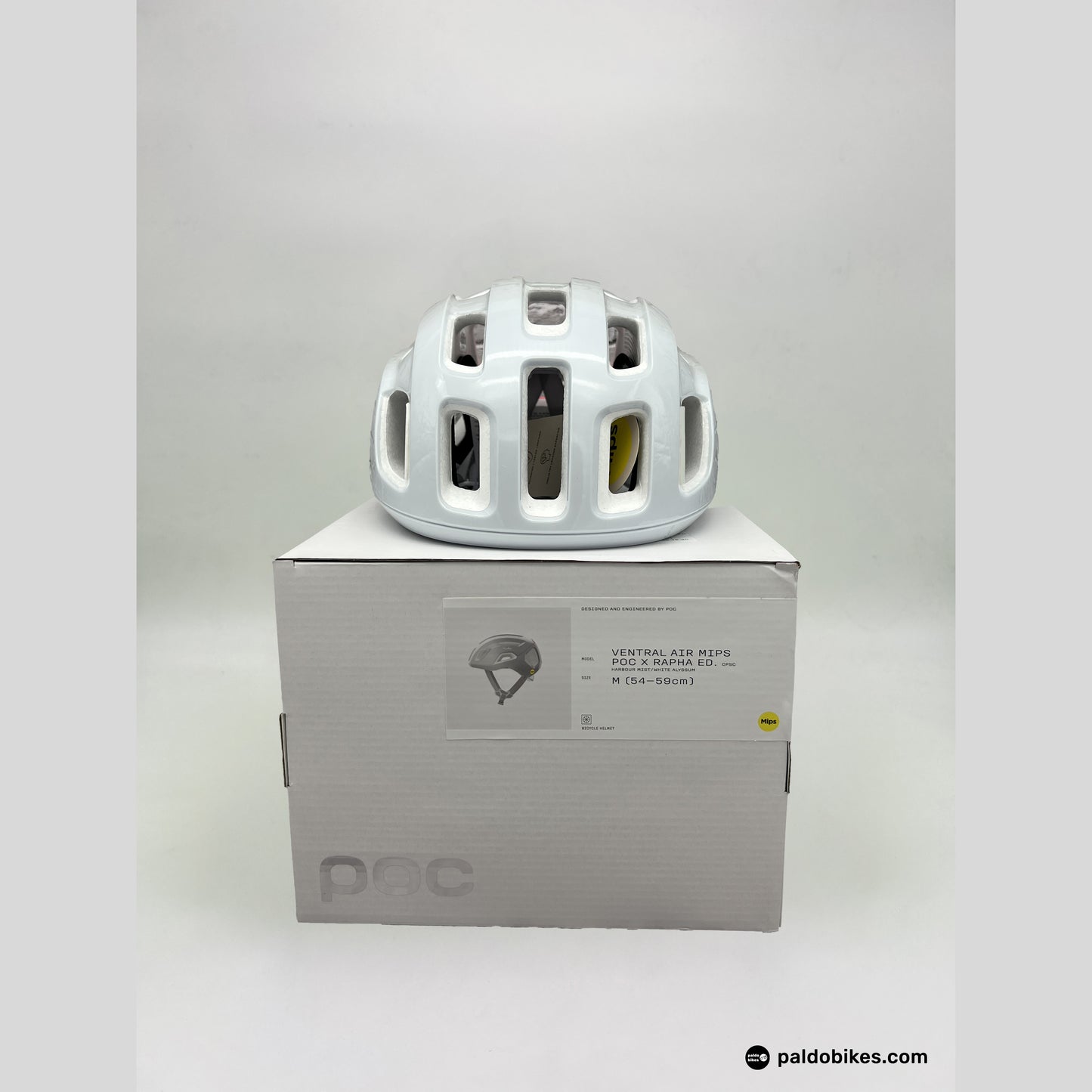 s - Rapha + POC Ventral Air MIPS - White - Authentic Road Cycling Gear Paldo Bikes Cavite