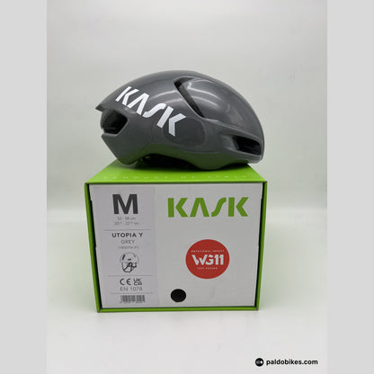 M - Kask Utopia Y - Grey - In Stock Paldo Bikes Shop Bacoor