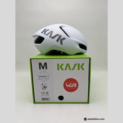 M - Kask Utopia Y - White Matt - In Stock Paldo Bikes Shop Bacoor