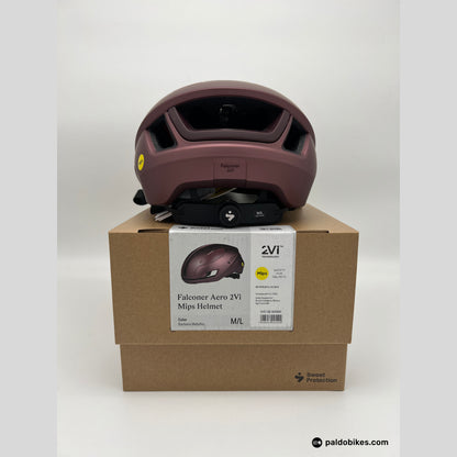 l-xl - Sweet Protection Falconer Aero 2Vi Mips Helmet - Barbera Metallic - Authentic Road Cycling Gear Paldo Bikes Cavite