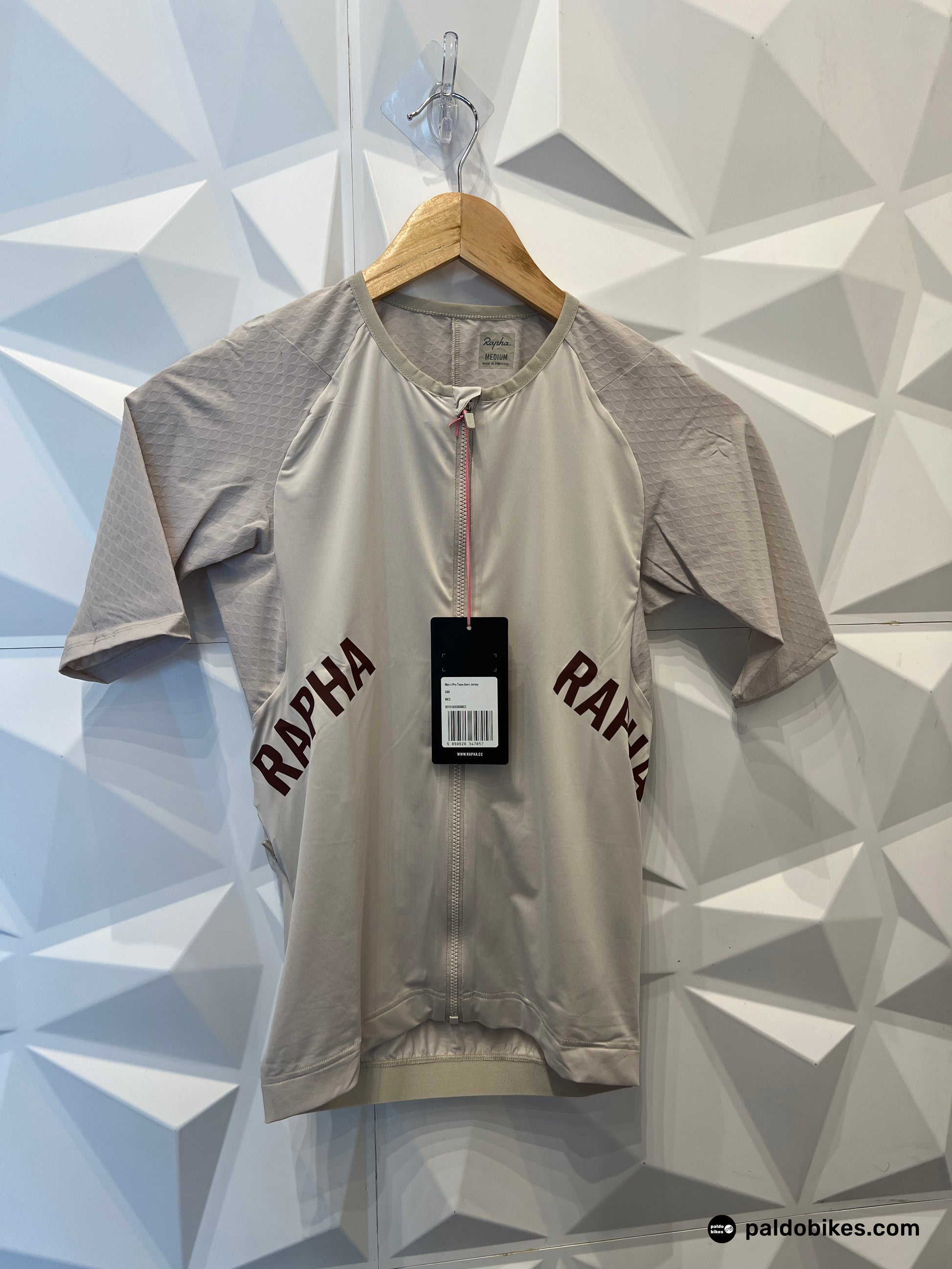 Large - Rapha Men's Pro Team Aero Jersey - SPK Silver Gray / Rum Raisin - Authentic Road Cycling Gear Paldo Bikes Cavite