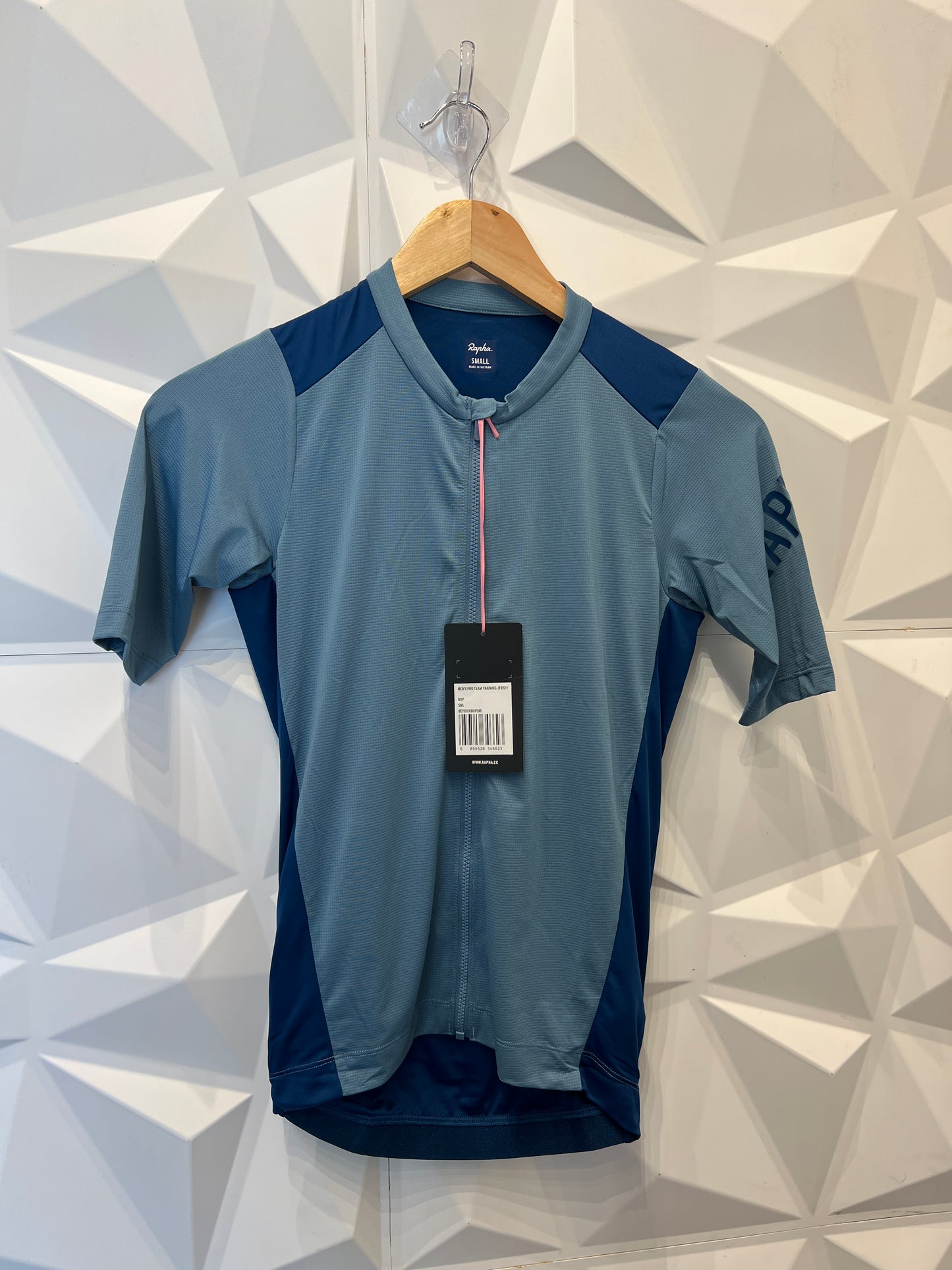 Large - Rapha Men's Pro Team Training Jersey - BOP Dusted Blue / Jewelled Blue - In Stock Paldo Bikes Shop Bacoor