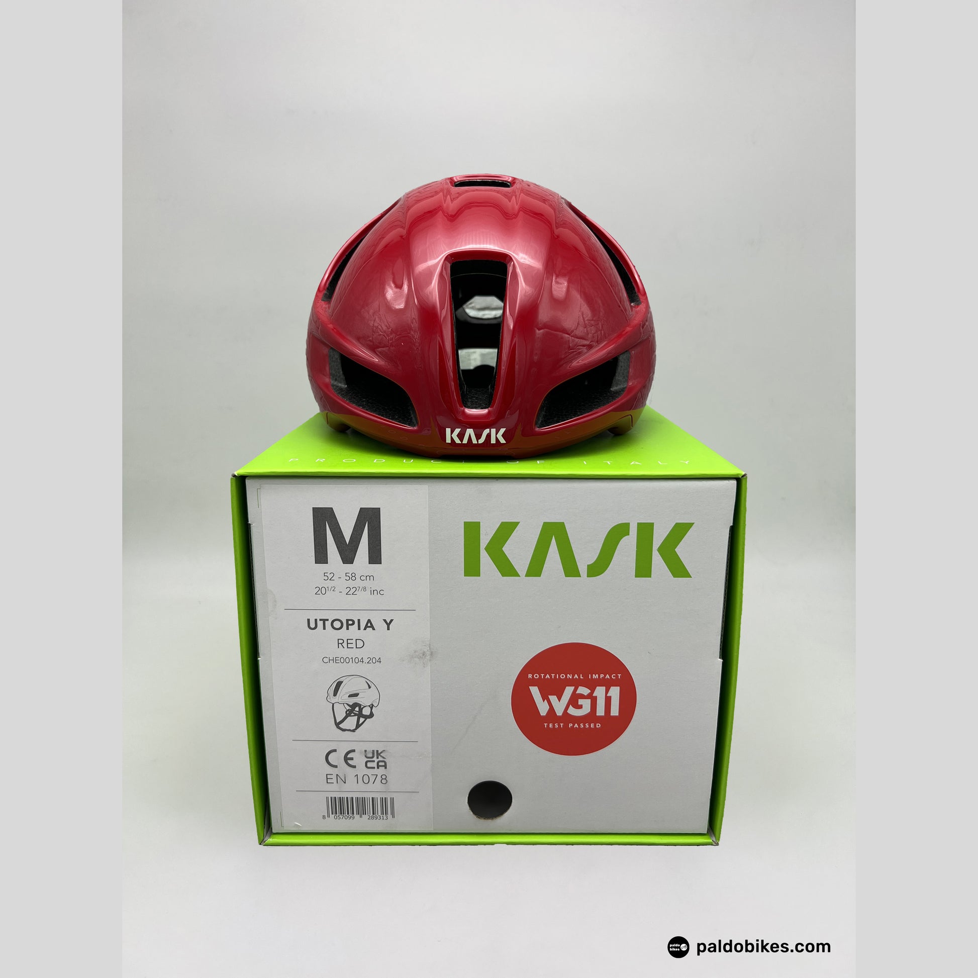 S - Kask Utopia Y - Red - Paldo Bikes Cavite