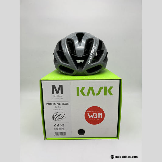 S - Kask Protone Icon - Grey - In Stock Paldo Bikes Shop Bacoor