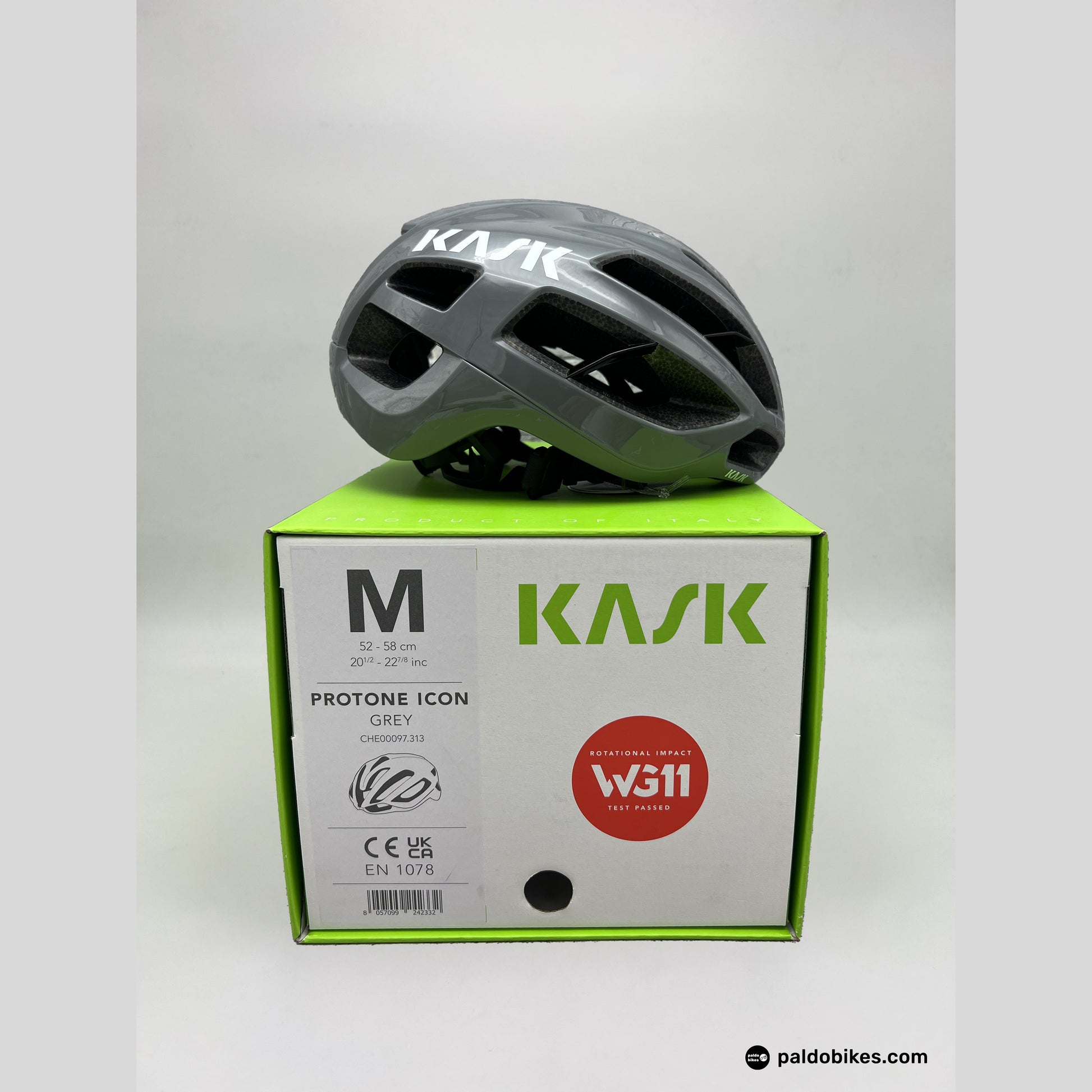 M - Kask Protone Icon - Grey - In Stock Paldo Bikes Shop Bacoor