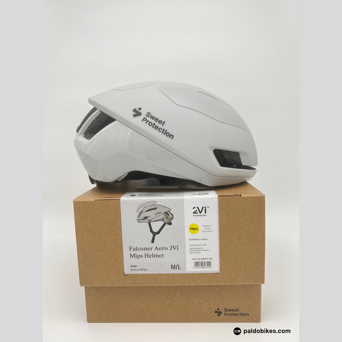 Sweet Protection Falconer Aero 2Vi Mips Helmet - Bronco White