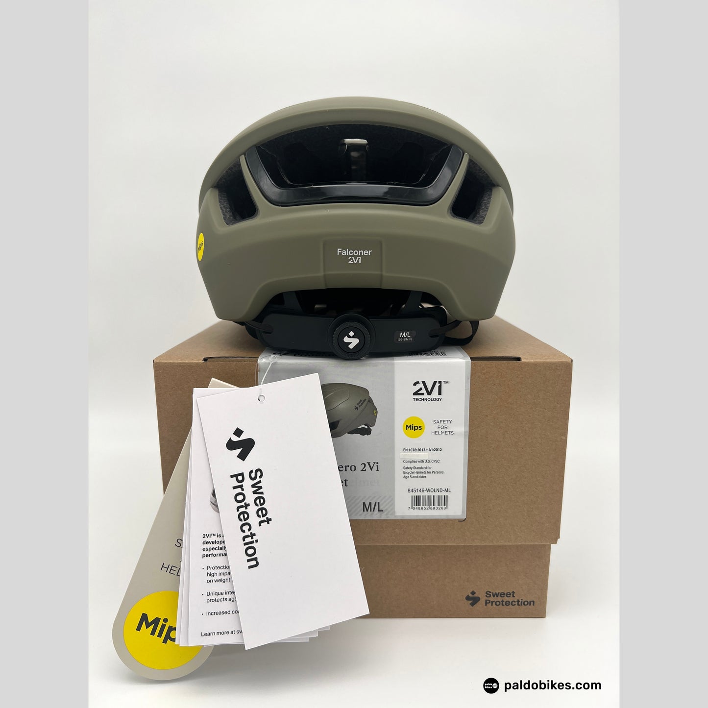 l-xl - Sweet Protection Falconer Aero 2Vi Mips Helmet - Woodland - Authentic Road Cycling Gear Paldo Bikes Cavite