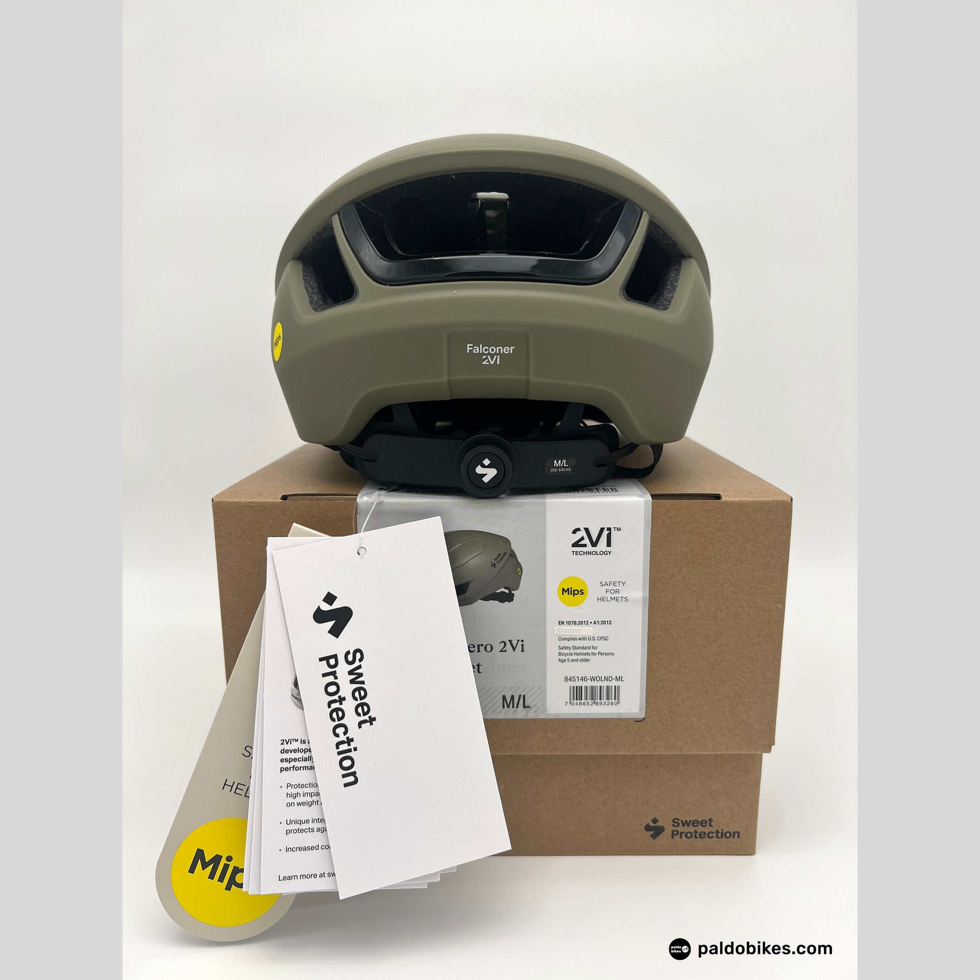 l-xl - Sweet Protection Falconer Aero 2Vi Mips Helmet - Woodland - Authentic Road Cycling Gear Paldo Bikes Cavite