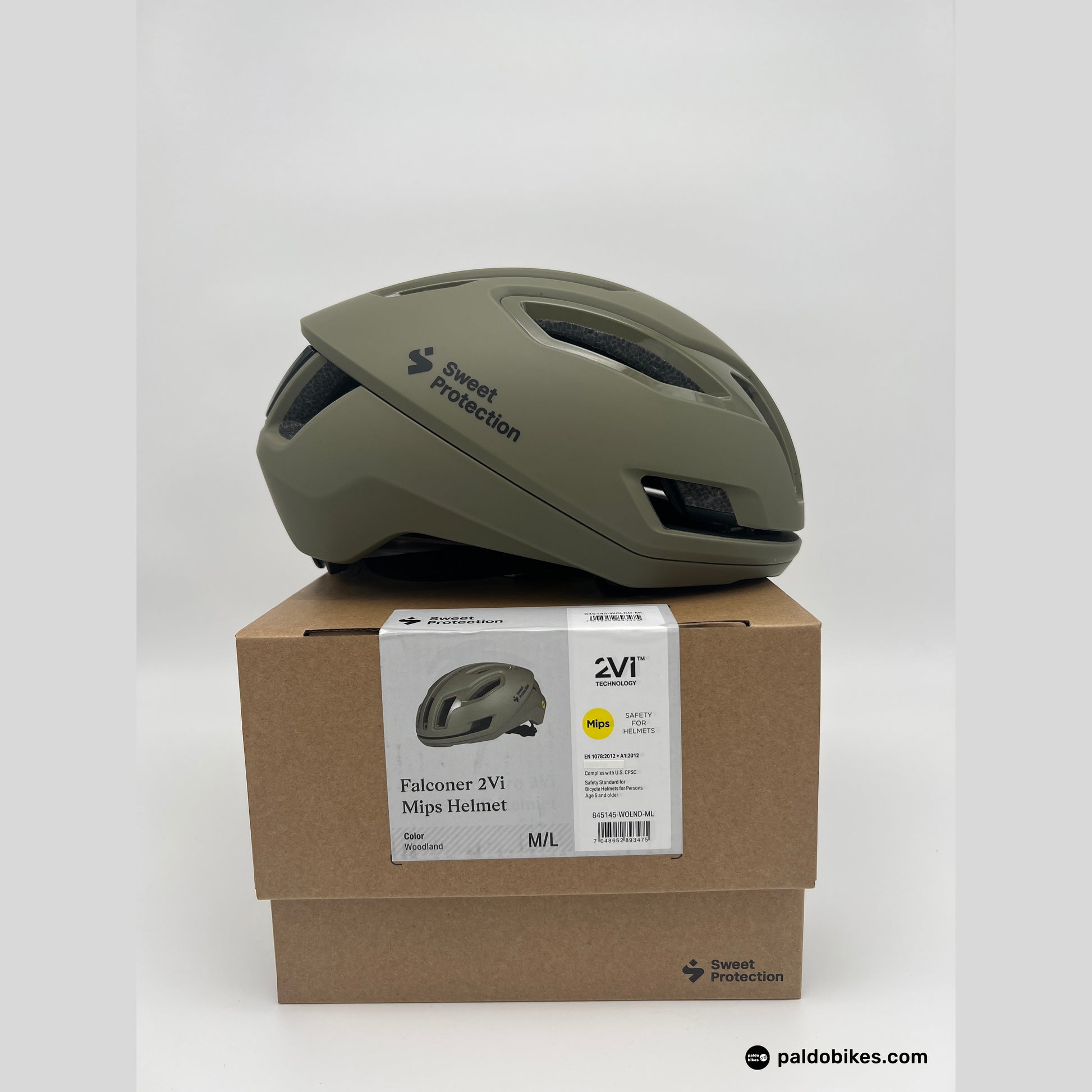 m-l - Sweet Protection Falconer 2Vi Mips Helmet - Woodland - Paldo Bikes Shop Bacoor Cavite