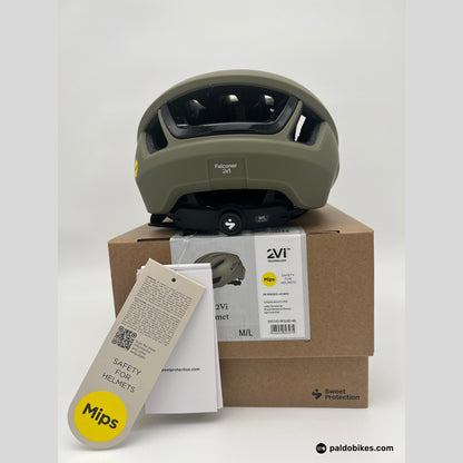 l-xl - Sweet Protection Falconer 2Vi Mips Helmet - Woodland - Authentic Road Cycling Gear Paldo Bikes Cavite