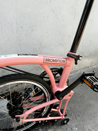 Brompton C Line 12 Speed - Flamingo Pink